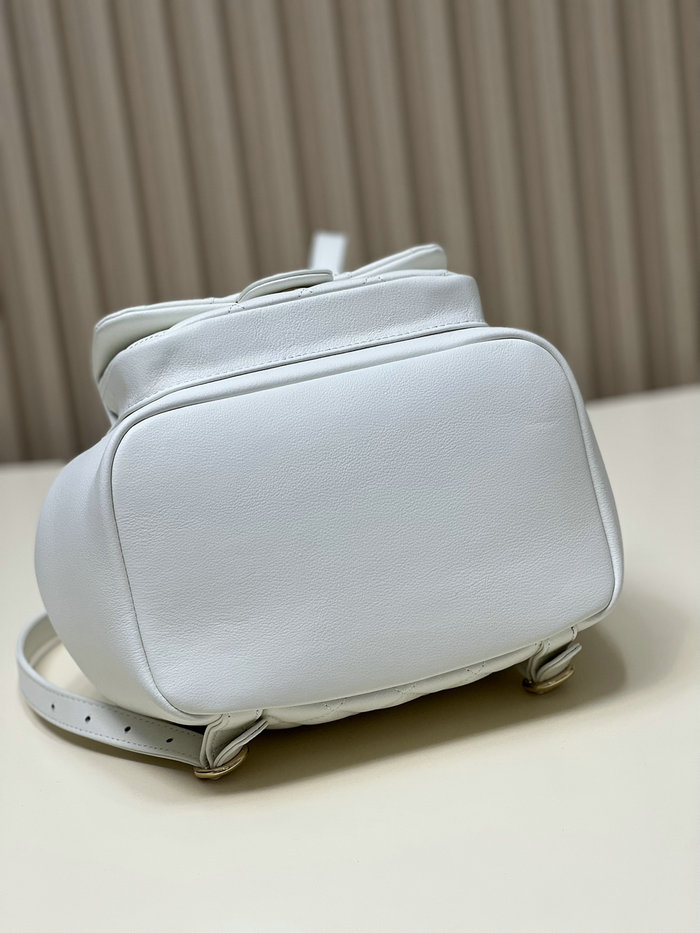 Chanel Calfskin Duma Backpack White AS3688