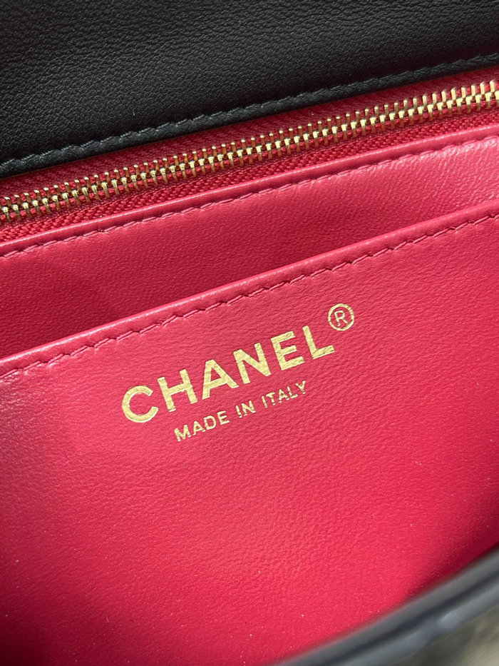 Chanel Lambskin Flap Bag Black AS4064