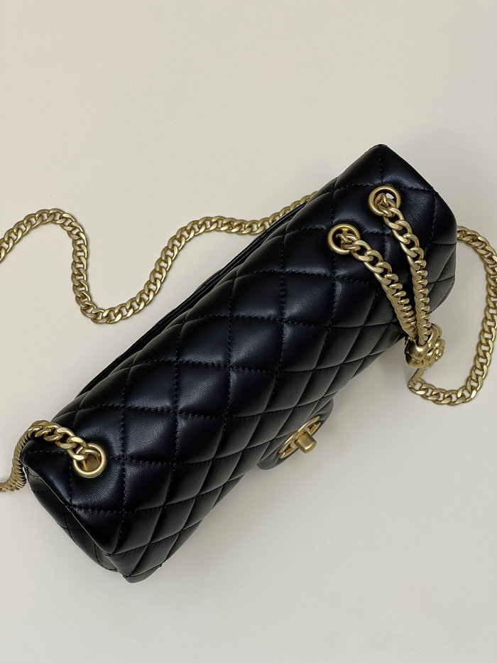 Chanel Lambskin Flap Bag Black AS4064