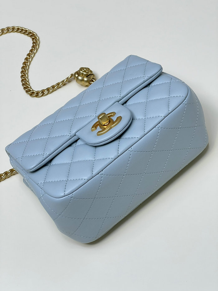 Chanel Mini Flap Bag Blue AS4040