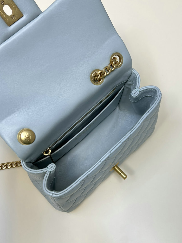 Chanel Mini Flap Bag Blue AS4040