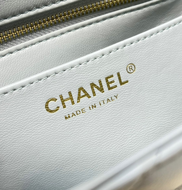 Chanel Mini Flap Bag Blue AS4040