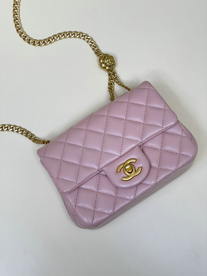 Chanel Mini Flap Bag Pink AS4040