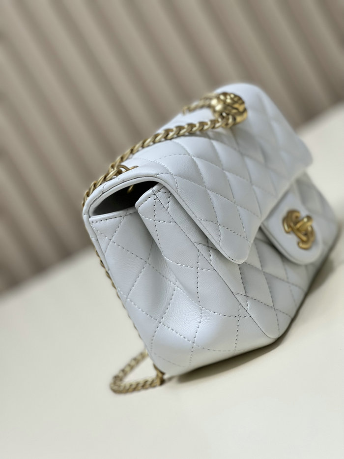 Chanel Mini Flap Bag White AS4040