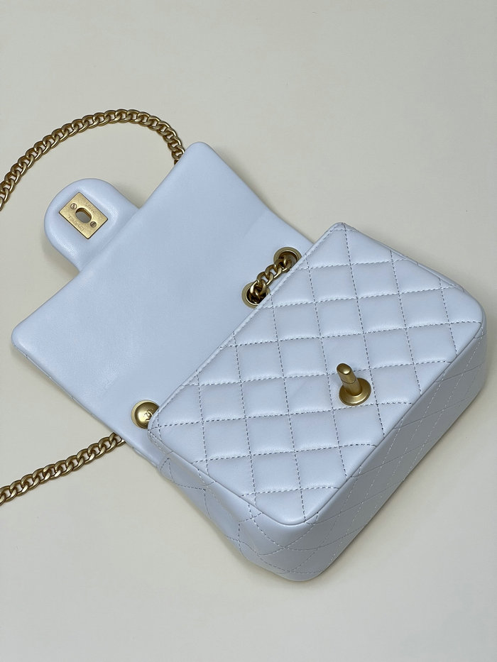 Chanel Mini Flap Bag White AS4040