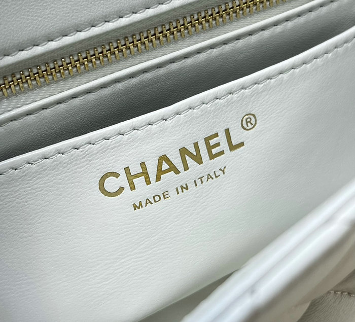Chanel Mini Flap Bag White AS4040