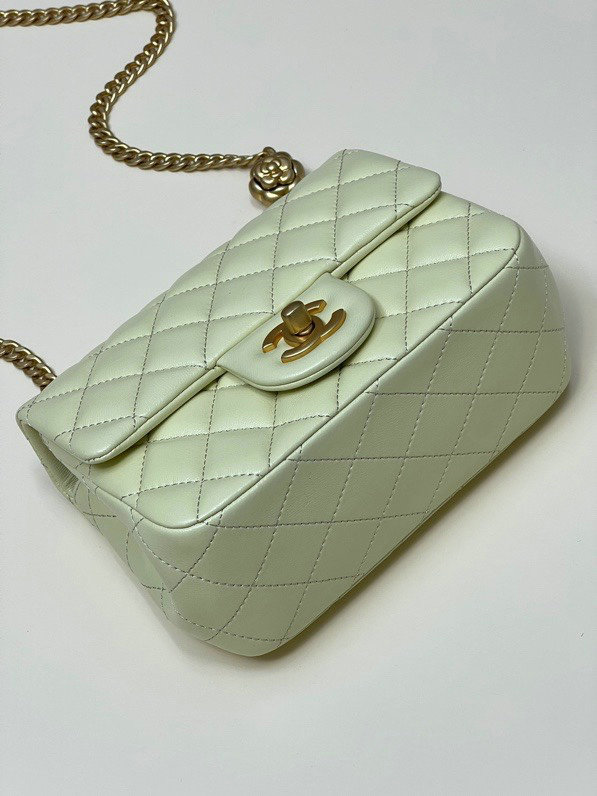 Chanel Mini Flap Bag Yellow AS4040