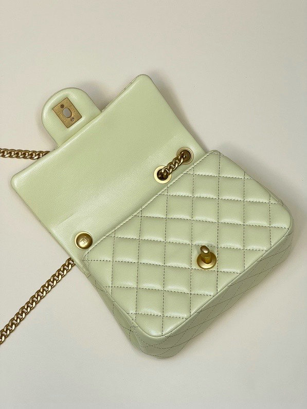 Chanel Mini Flap Bag Yellow AS4040