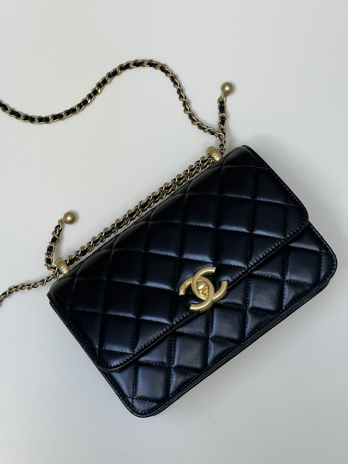 Chanel Small Flap Bag Black AS2649