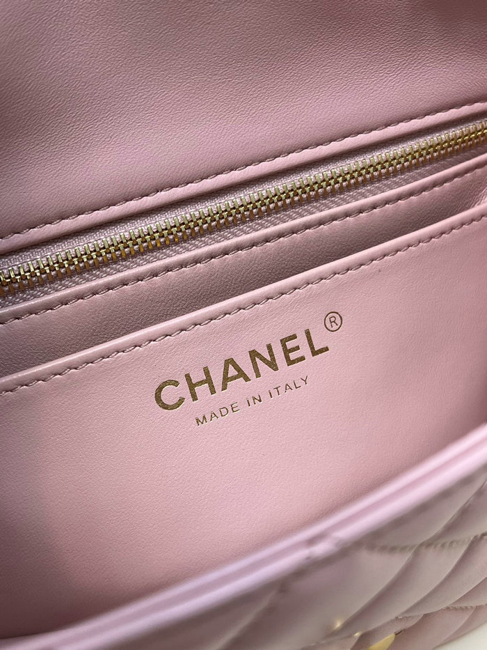 Chanel Small Flap Bag Pink AS4041