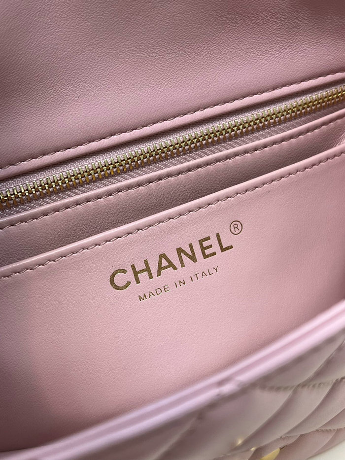 Chanel Small Flap Bag Pink AS4041