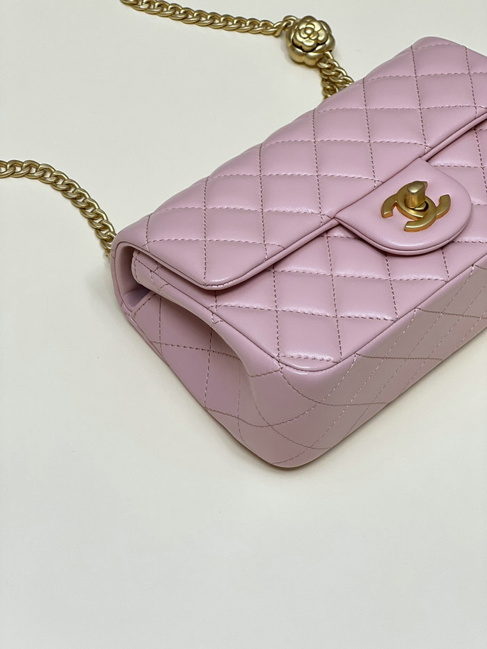 Chanel Small Flap Bag Pink AS4041