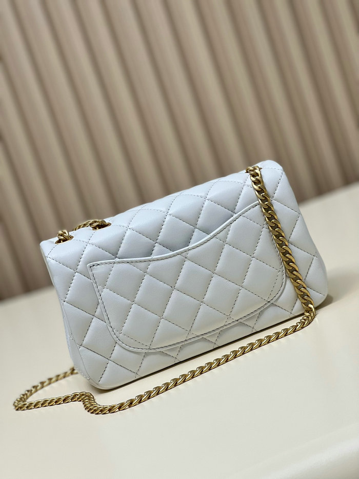 Chanel Small Flap Bag White AS4041