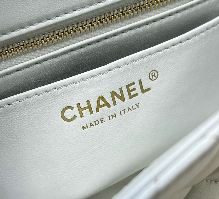 Chanel Small Flap Bag White AS4041