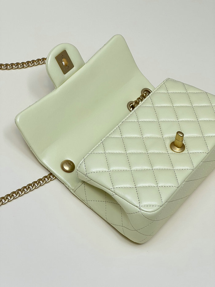 Chanel Small Flap Bag Yellow AS4041