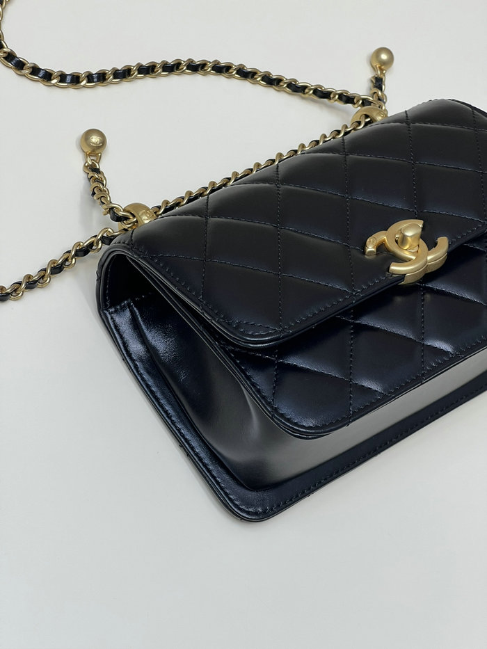 Chanel mini Flap Bag Black AS2615