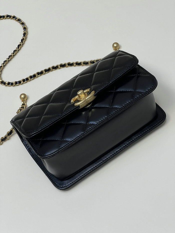 Chanel mini Flap Bag Black AS2615