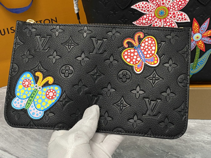 LV x YK Neverfull MM Black M21733