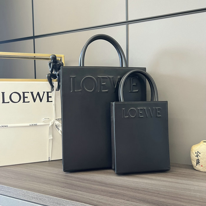 Loewe Standard A4 Leather Tote Black L652303