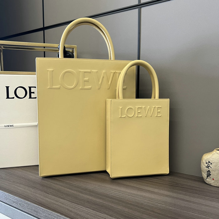 Loewe Standard A4 Leather Tote Yellow L652303