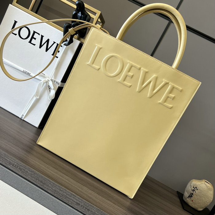 Loewe Standard A4 Leather Tote Yellow L652303