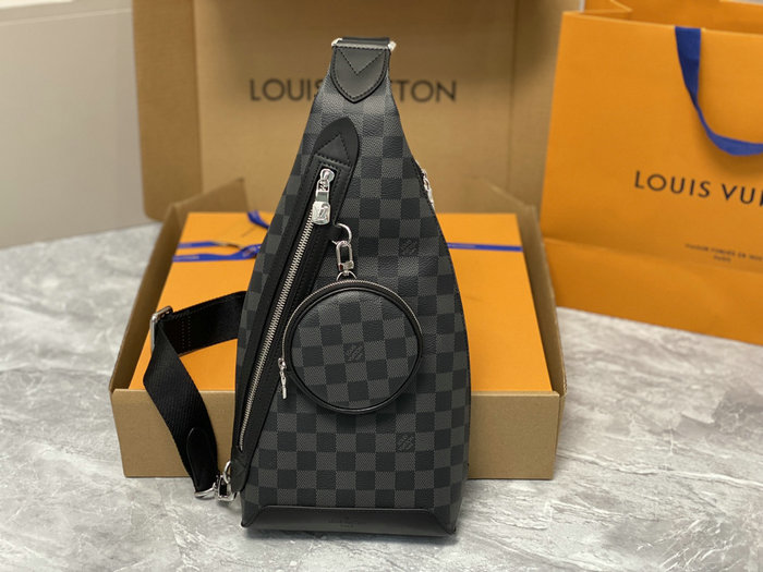 Louis Vuitton Damier Graphite Canvas Duo Slingbag M30936