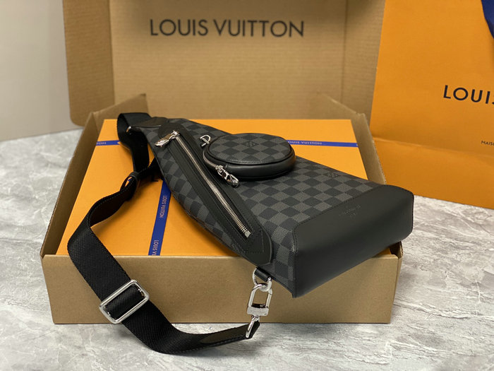 Louis Vuitton Damier Graphite Canvas Duo Slingbag M30936