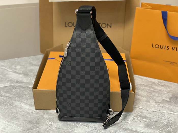 Louis Vuitton Damier Graphite Canvas Duo Slingbag M30936