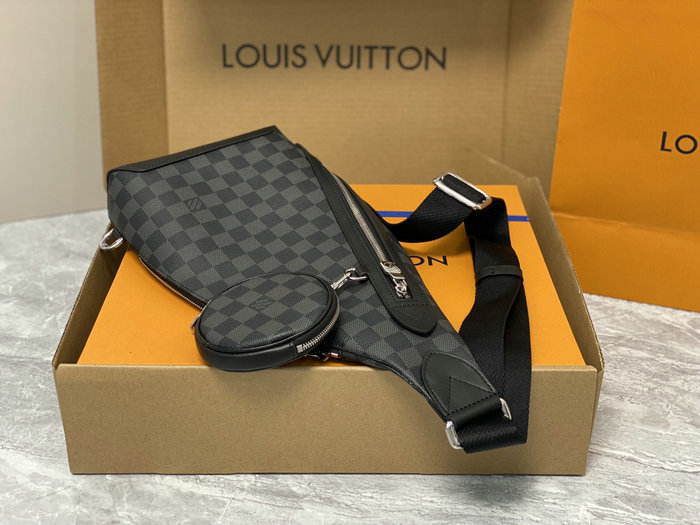 Louis Vuitton Damier Graphite Canvas Duo Slingbag M30936
