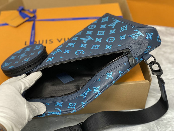 Louis Vuitton Duo Slingbag Blue M46562