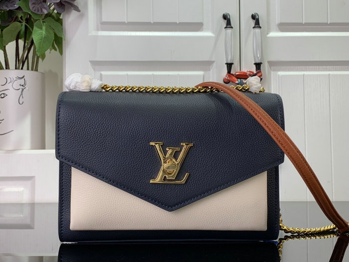 Louis Vuitton MyLockMe Chain Bag Navy M20982