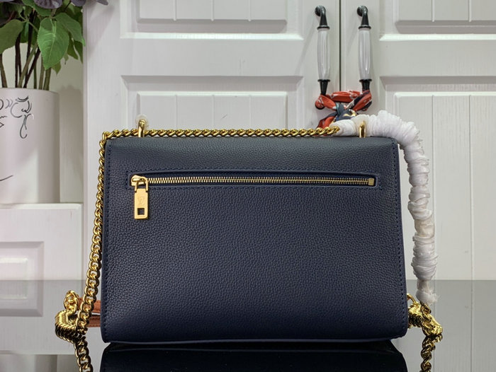 Louis Vuitton MyLockMe Chain Bag Navy M20982