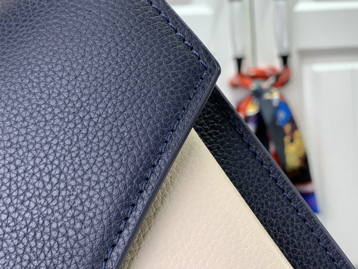 Louis Vuitton MyLockMe Chain Bag Navy M20982