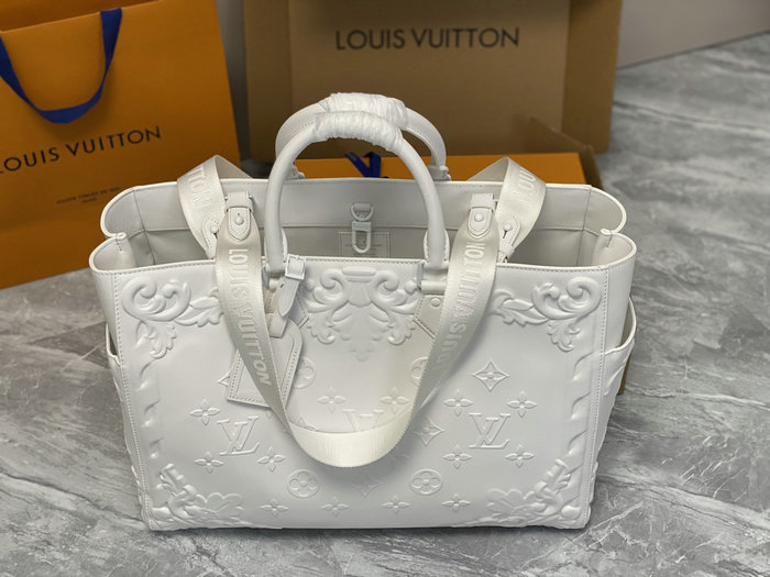 Louis Vuitton Sac Plat White M21841