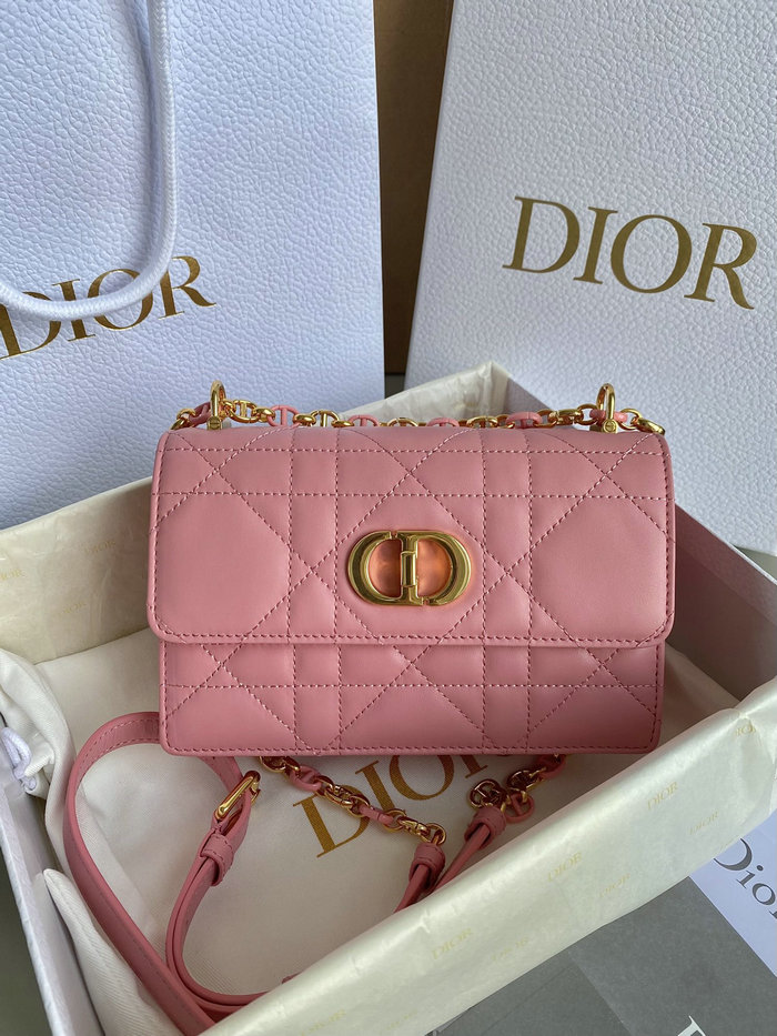 Miss Dior Caro Mini Bag Pink D6553