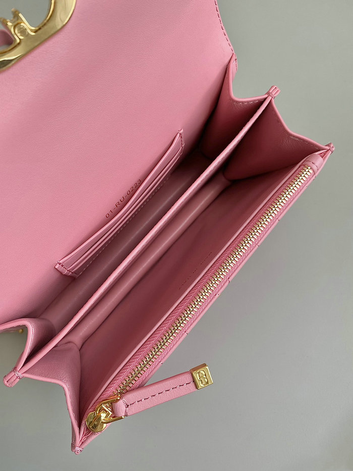 Miss Dior Caro Mini Bag Pink D6553