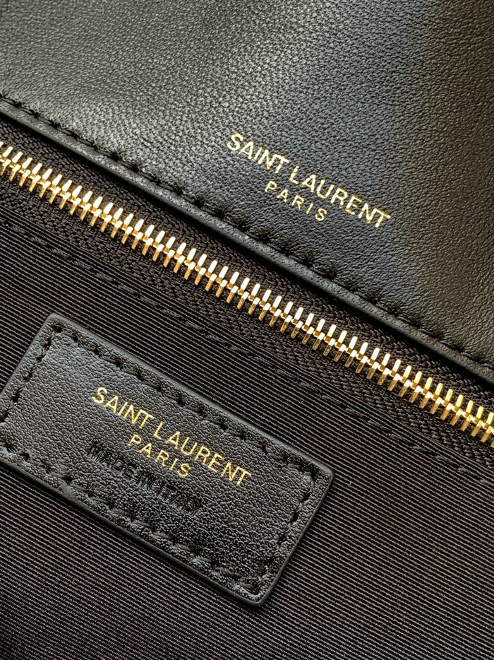 Saint Laurent Calypso Shoulder Bag Black 734153