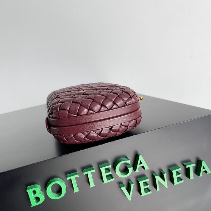 Bottega Veneta Classic Knot Clutch Burgundy B717622