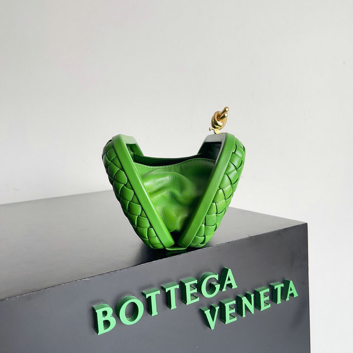 Bottega Veneta Classic Knot Clutch Green B717622