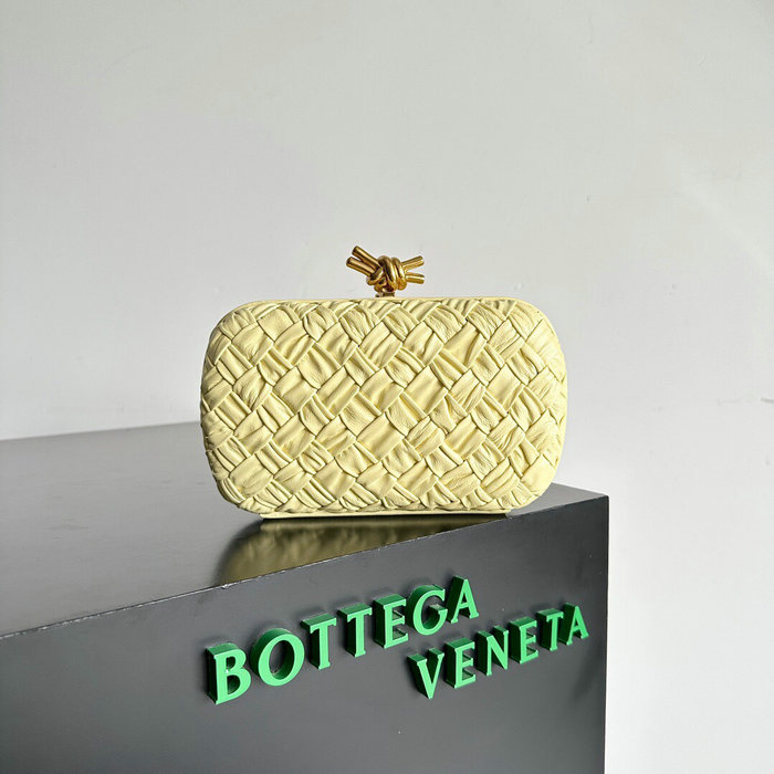 Bottega Veneta Knot Clutch Yellow B717622