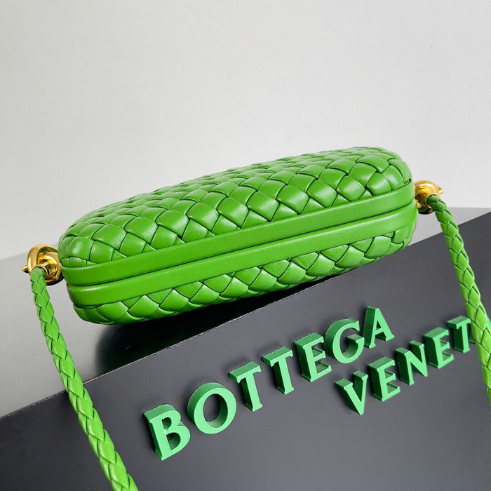 Bottega Veneta Knot Minaudiere Shoulder Bag Green B717623