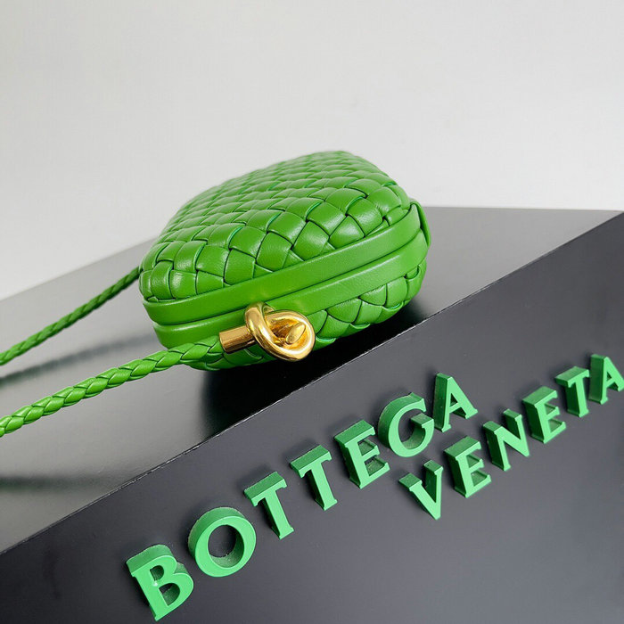 Bottega Veneta Knot Minaudiere Shoulder Bag Green B717623