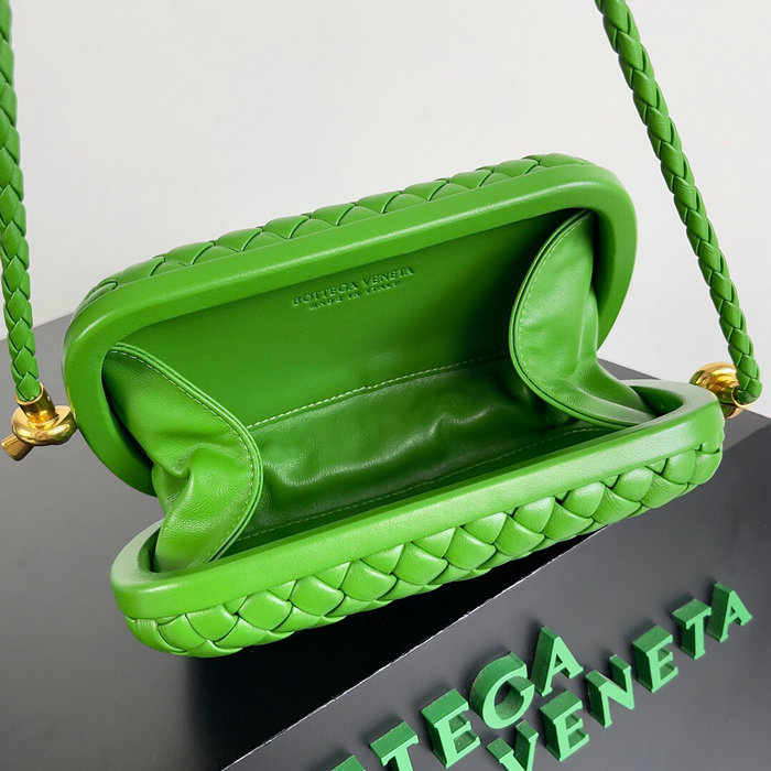 Bottega Veneta Knot Minaudiere Shoulder Bag Green B717623