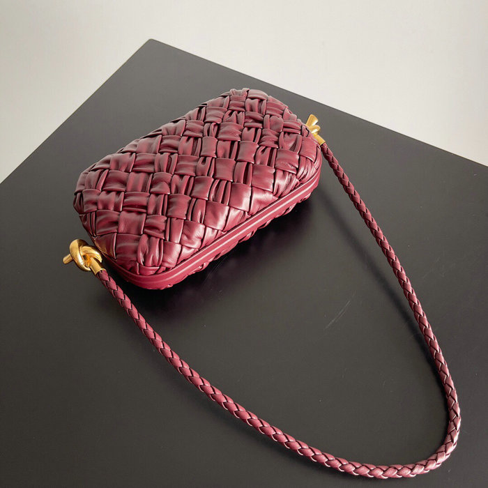 Bottega Veneta Knot On Strap Burgundy B717623