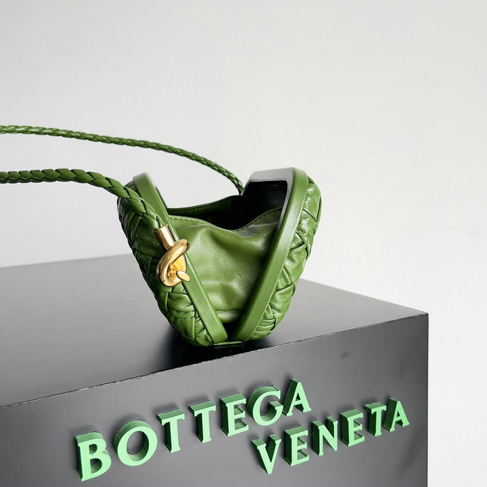 Bottega Veneta Knot On Strap Dark Green B717623