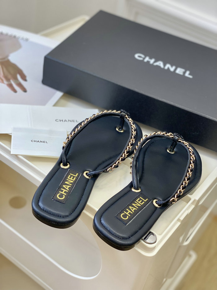 Chanel Sandals Black SDC062203