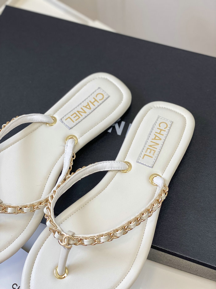 Chanel Sandals White SDC062203