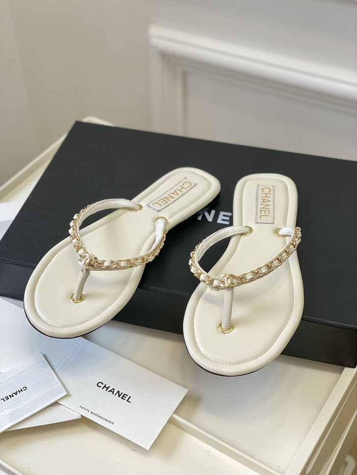 Chanel Sandals White SDC062203