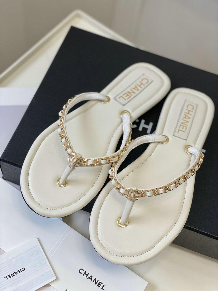 Chanel Sandals White SDC062203