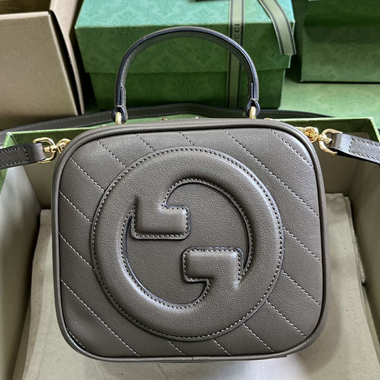 Gucci Blondie top handle bag Grey 744434